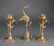 Art Nouveau Style Candle Holders & Bird Bell, 3