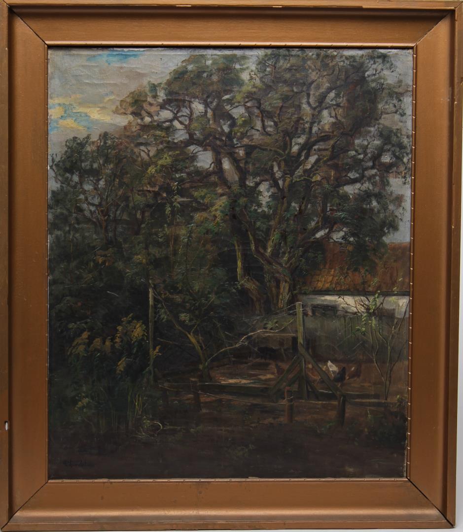 A. Lindstein Landscape Oil on Canvas (1 of 4)