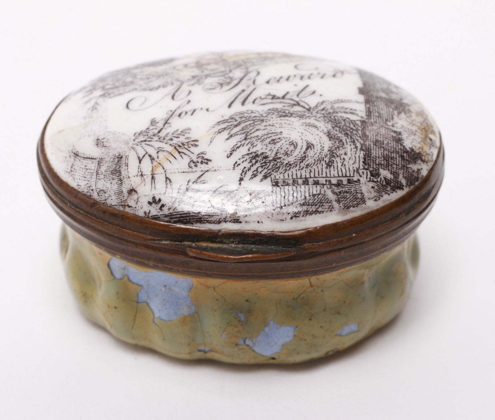 Battersea Enamel "A Reward for Merit" Pill Box (1 of 5)