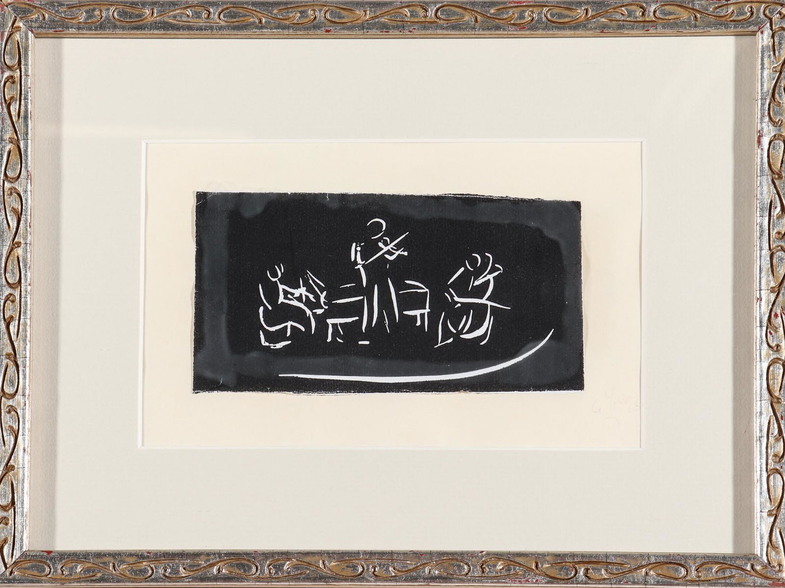 Illegibly Signed Musicians Print (1 of 2)