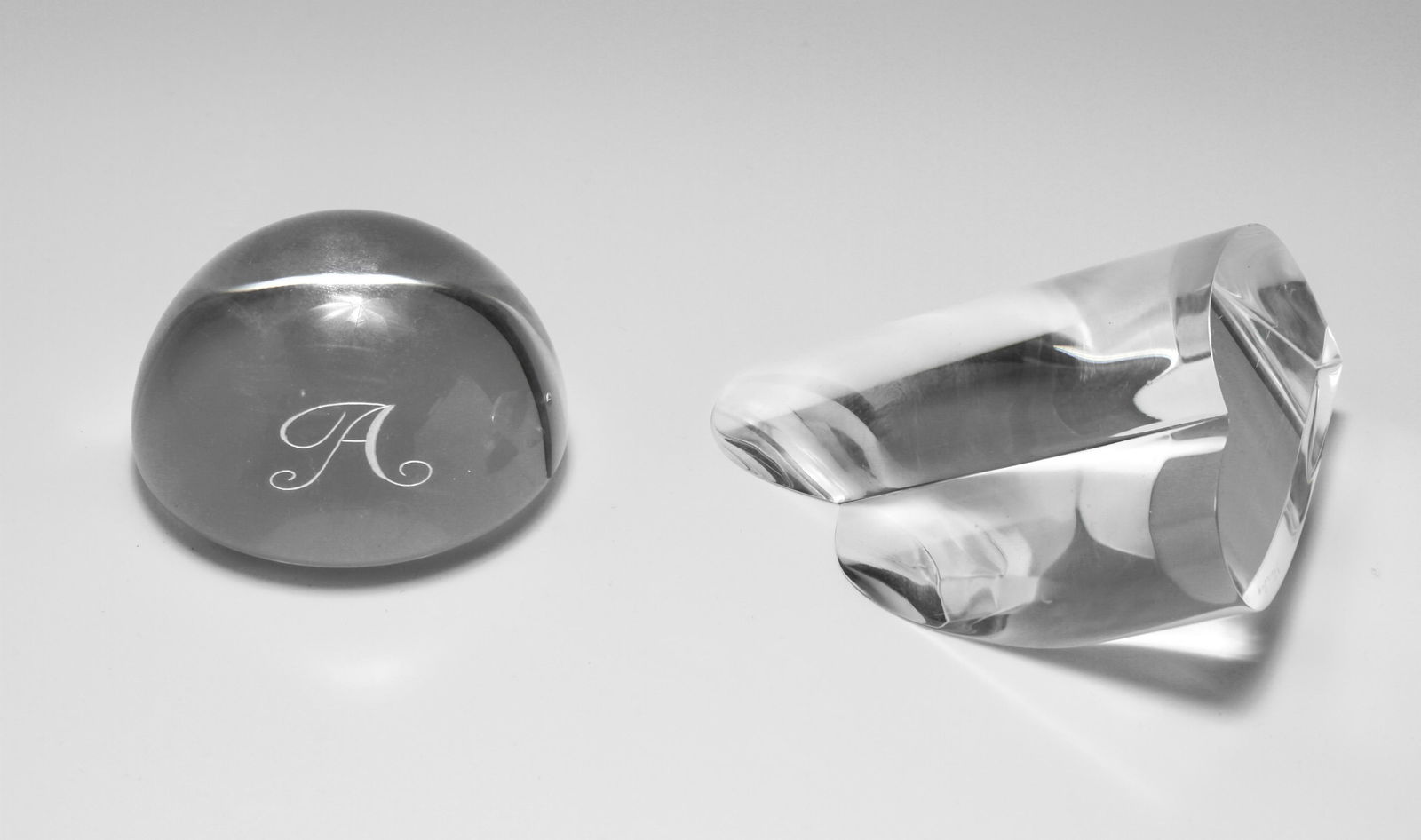 Two Art Glass Paperweights incl. Steuben Heart (1 of 4)