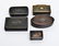 Antique Silver Inlaid Snuff Boxes, Group of 5 - 2