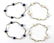 Modern Silver Baroque Pearl & Glass Bead Bracelets - 2