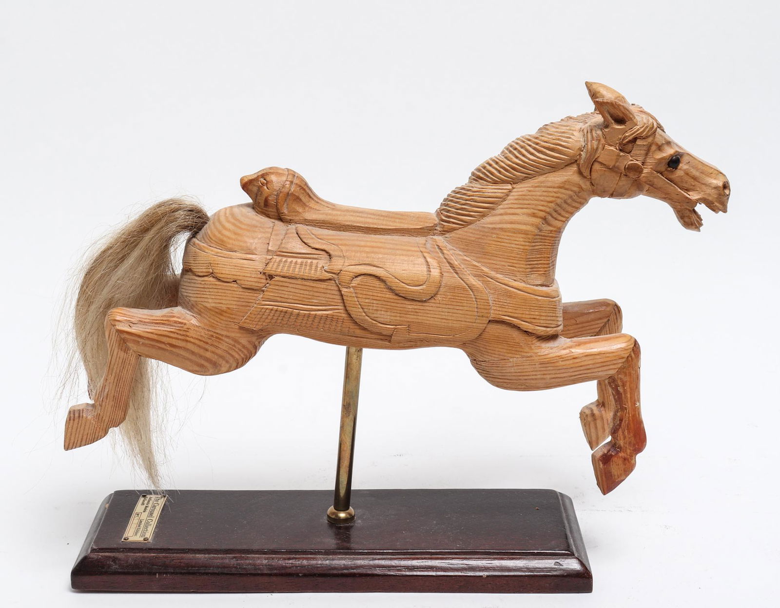 "The Carousel Collection" Carved Wood Horse Figure (1 of 3)