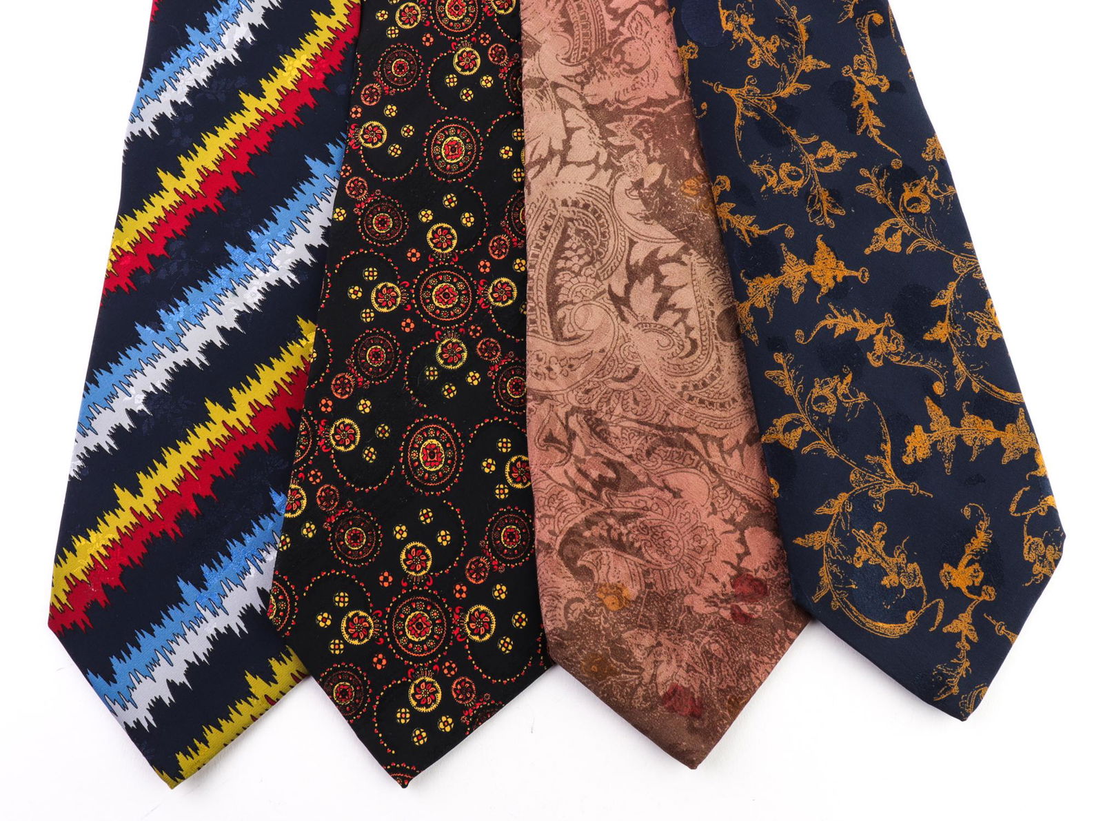 Papillon Men's Designer Patterned Silk Ties, 4 (1 of 6)
