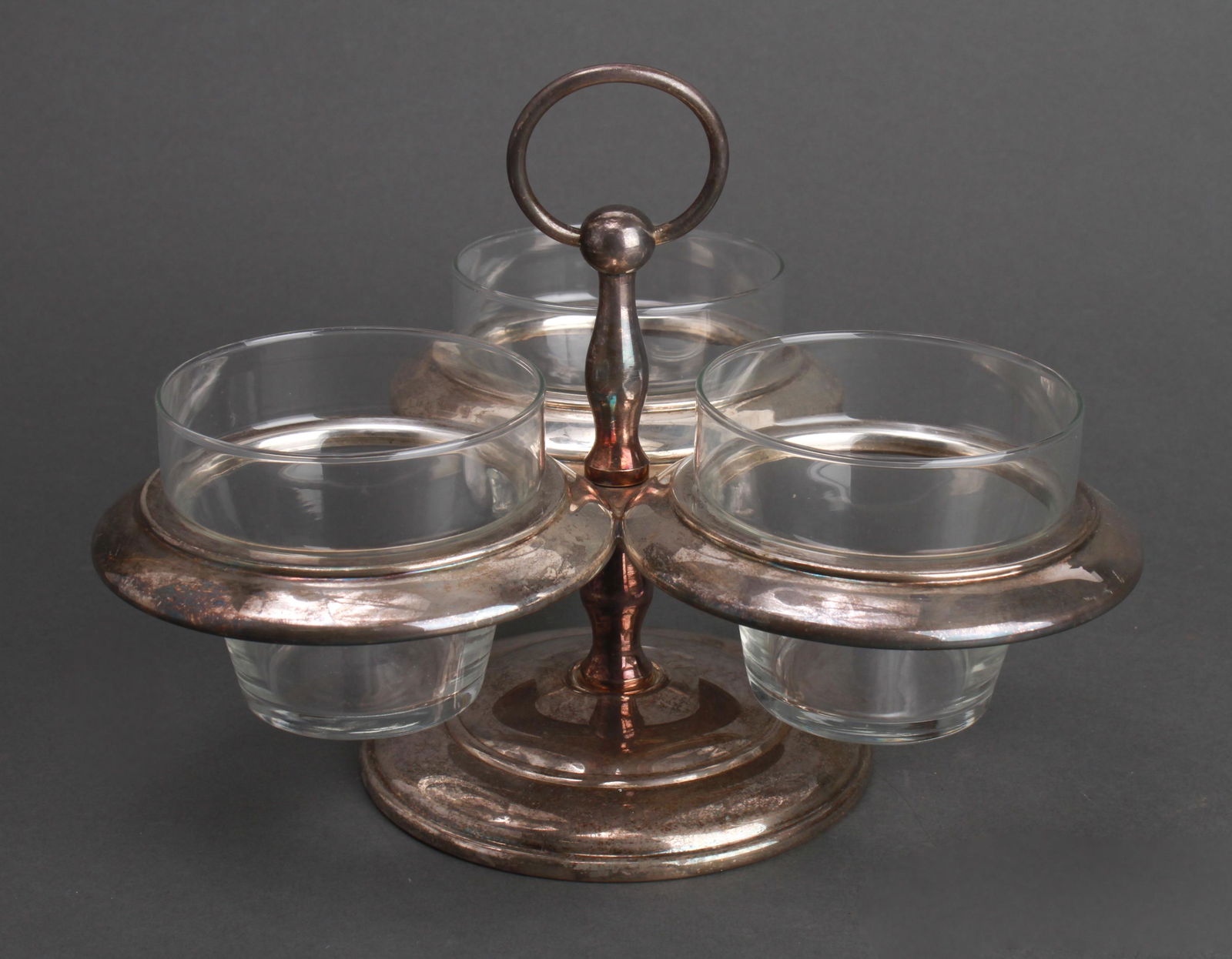 Taunton Silver-Plate & Glass Centerpiece Server (1 of 4)