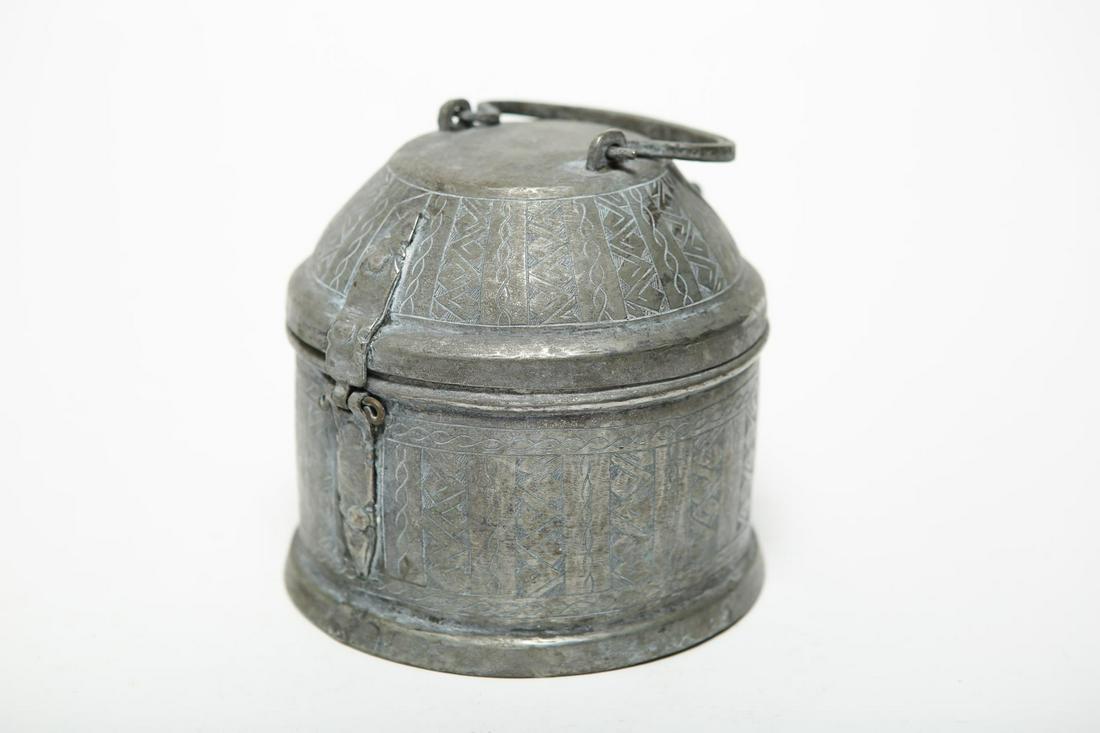 Middle Eastern Tribal Tin Hanging Charcoal Heater (1 of 8)