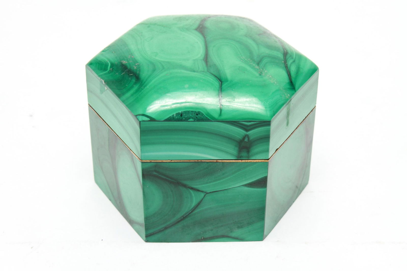Continental Malachite Trinket Box (1 of 5)