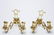 Colonial Williamsburg Brass Candle Sconces, Pair