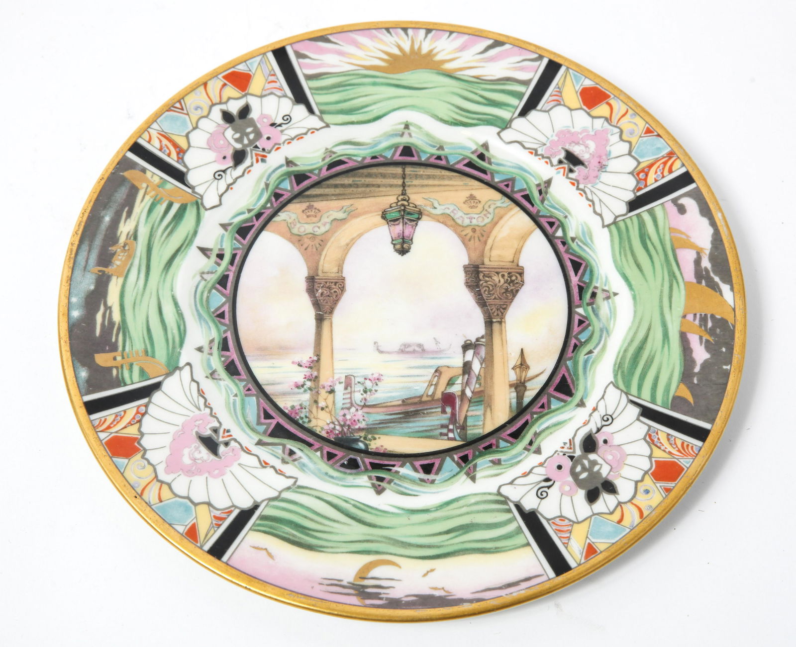 Lamberton Scammell Boca Raton Deco Plate (1 of 3)