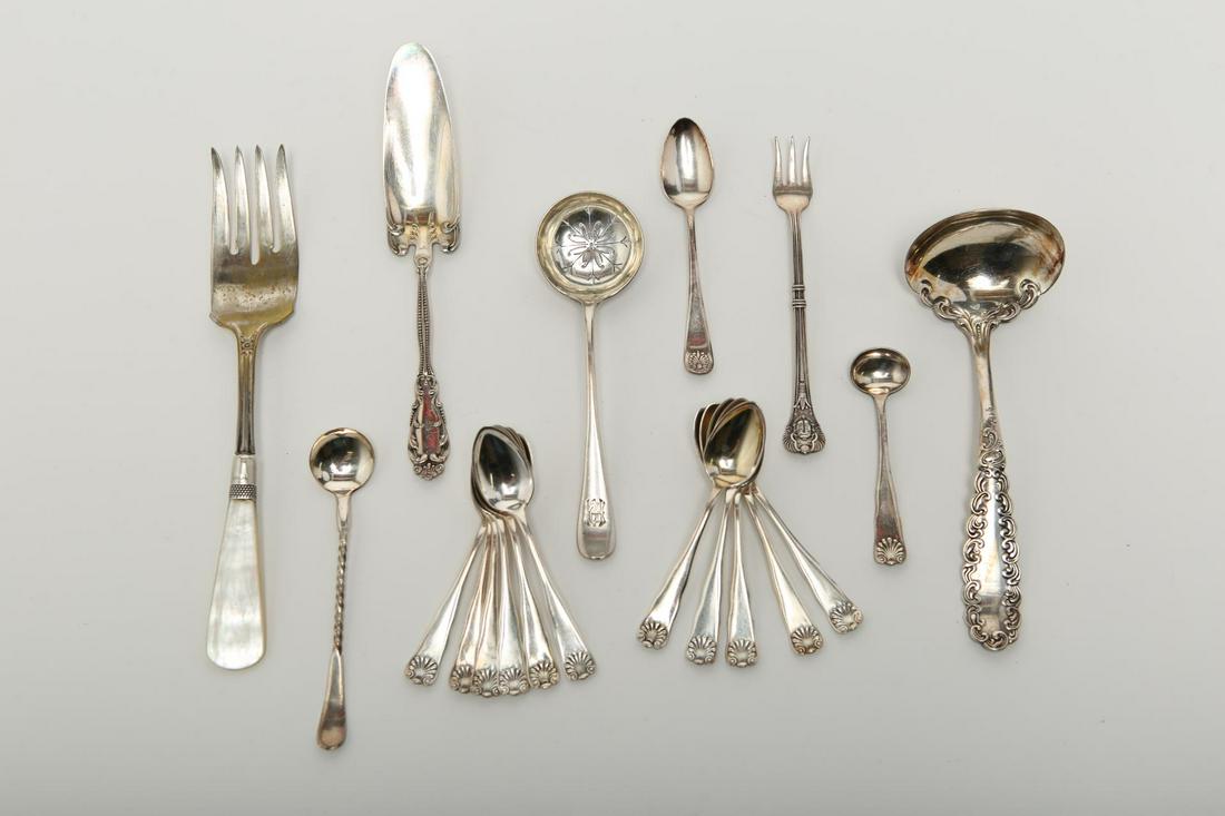 Silver & Silver-Plate Serving Utensils, 19/20th C. (1 of 12)