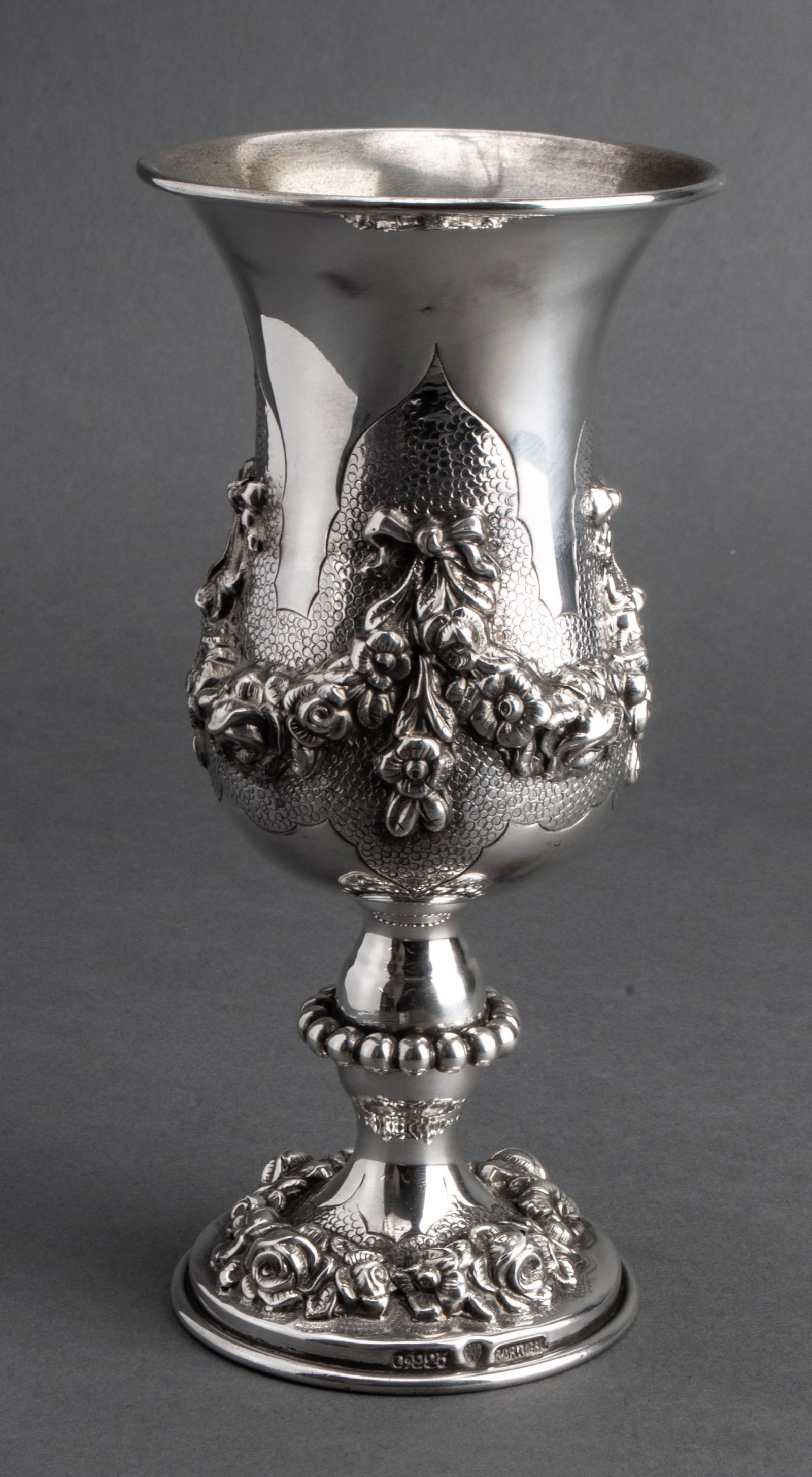 Judaica Topazio Portugal Sterling Kiddush Cup (1 of 8)