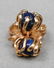 14K Yellow Gold Lapis Lazuli Floral Free-Form Ring - 2