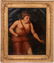 Continental School "Diana" Oil on Canvas, 19th C.