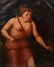 Continental School "Diana" Oil on Canvas, 19th C. - 2