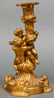 Louis XV Style Figural Gilt Bronze Candlesticks Pr - 11