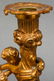 Louis XV Style Figural Gilt Bronze Candlesticks Pr - 13
