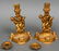 Louis XV Style Figural Gilt Bronze Candlesticks Pr - 5
