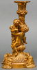 Louis XV Style Figural Gilt Bronze Candlesticks Pr - 9