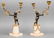 French Ormolu Bronze & Marble Putti Candelabra, Pr - 3