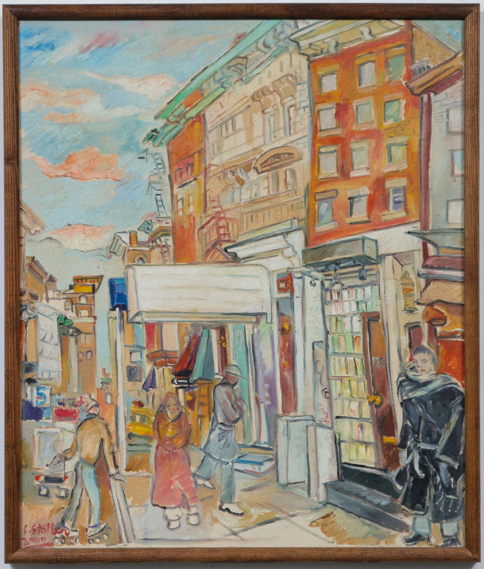 Stephen Stoller "New York City Scene" Oil (1 of 5)