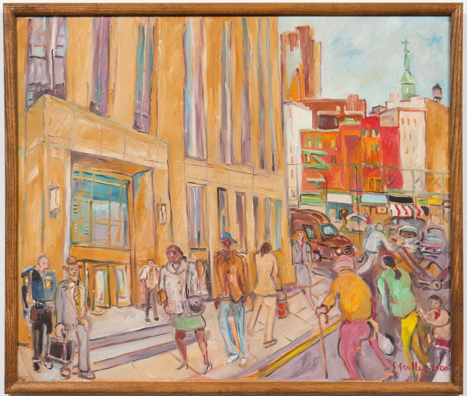 Stephen Stoller "New York City Scene" Oil (1 of 5)