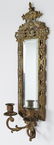 Bradley & Hubbard Style Mirrored Brass Wall Sconce - 3