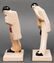 Art Deco Manner Crackle Glazed Figures, Pair - 5
