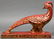 Zsolnay Modern Red Glaze & Gilt Ceramic Bird - 4
