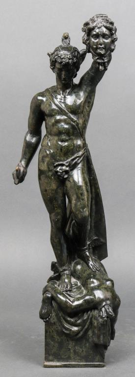 After Cellini "Perseus & Medusa" Marble Sculpture (1 of 10)