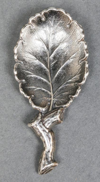 Buccellati Sterling Silver "Elba" Tea Caddy Spoon (1 of 6)