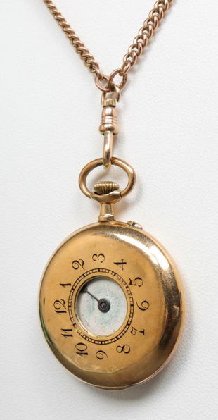 For Auction 18k Gold Ladies Pocket Watch With 10k Necklace 0129 On Sep 27 2020 Auctions At Showplace In Ny
