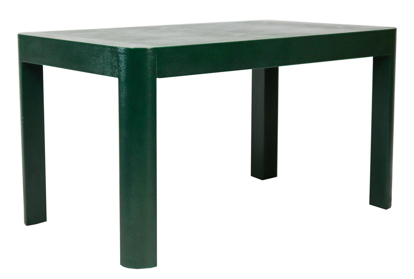 Modern Green Faux Shagreen Writing Table (1 of 5)