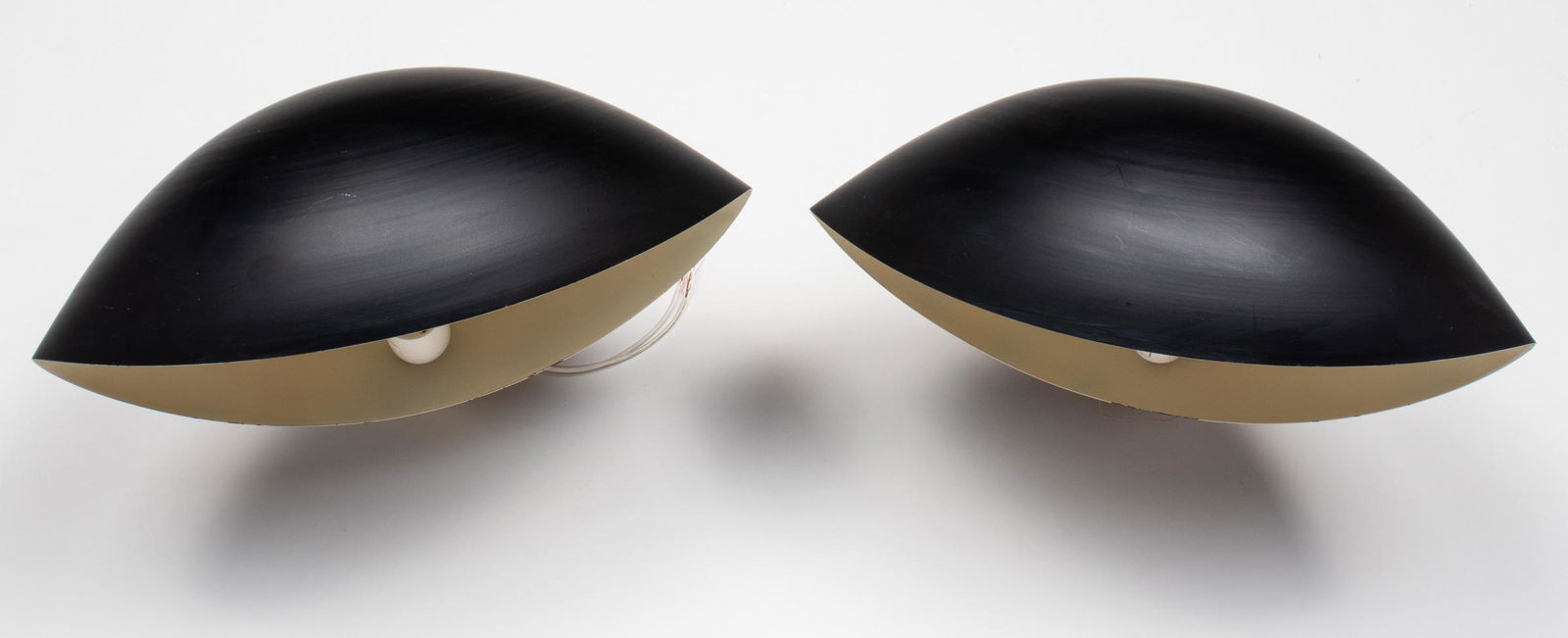 Serge Mouille Style Enameled Metal Sconces, Pr (1 of 6)