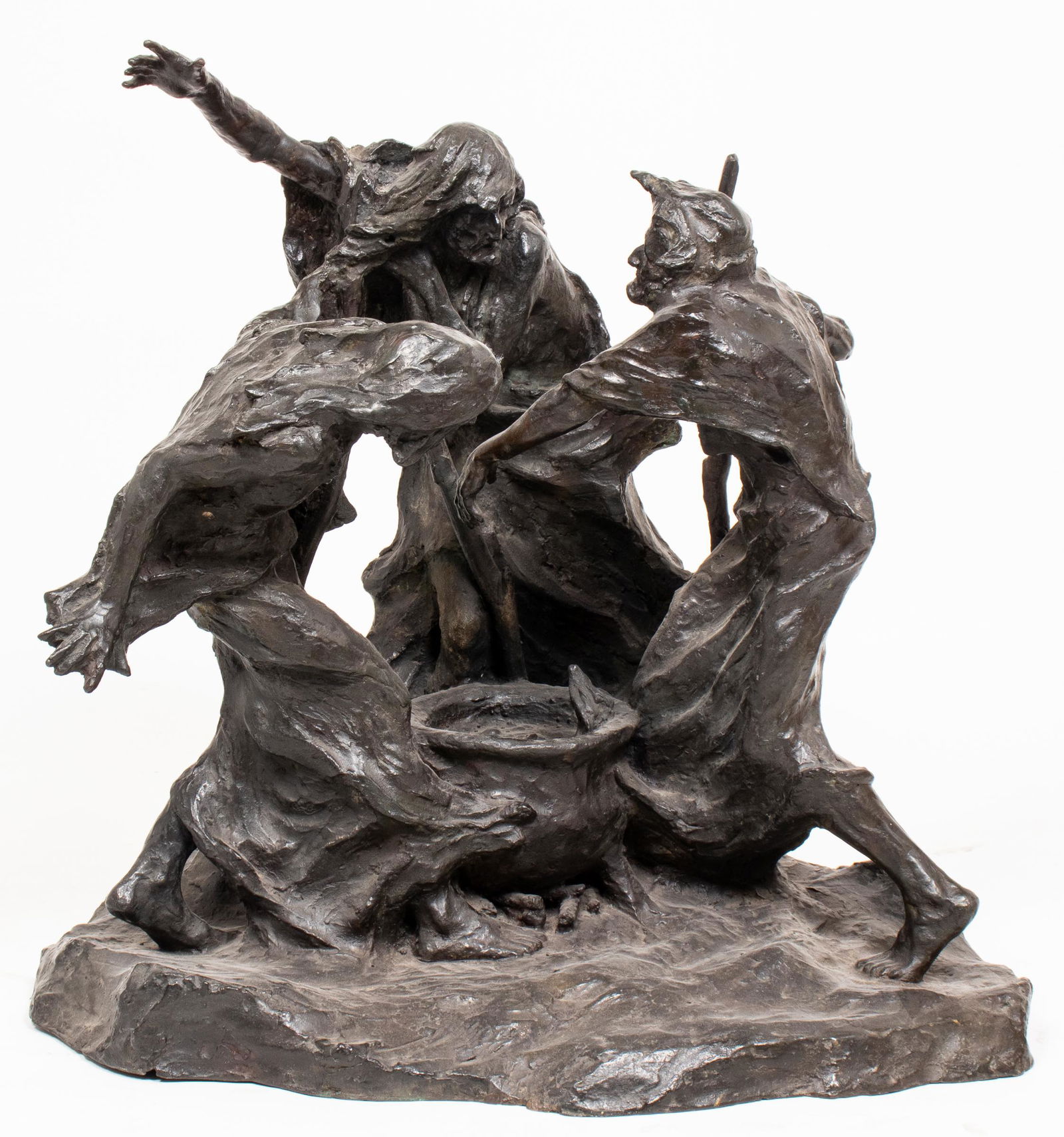 F. Fleming Baxter Macbeth Witches Bronze Sculpture (1 of 6)