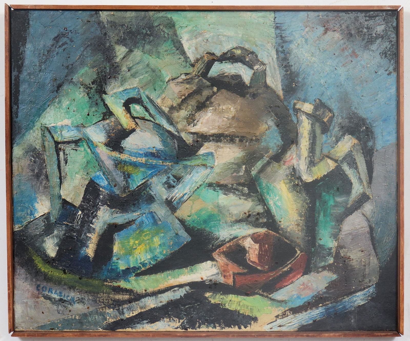 William Corasick Abstract Oil on Canvas (1 of 5)