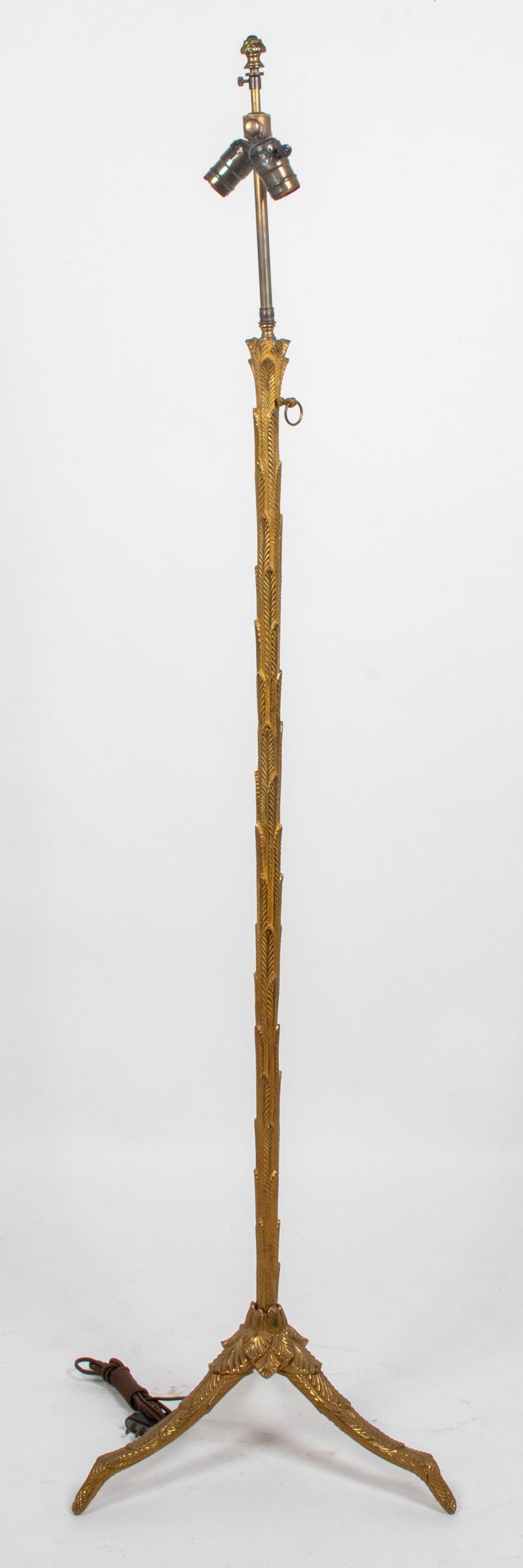 Maison Bagues Gilt Bronze Floor Lamp (1 of 7)