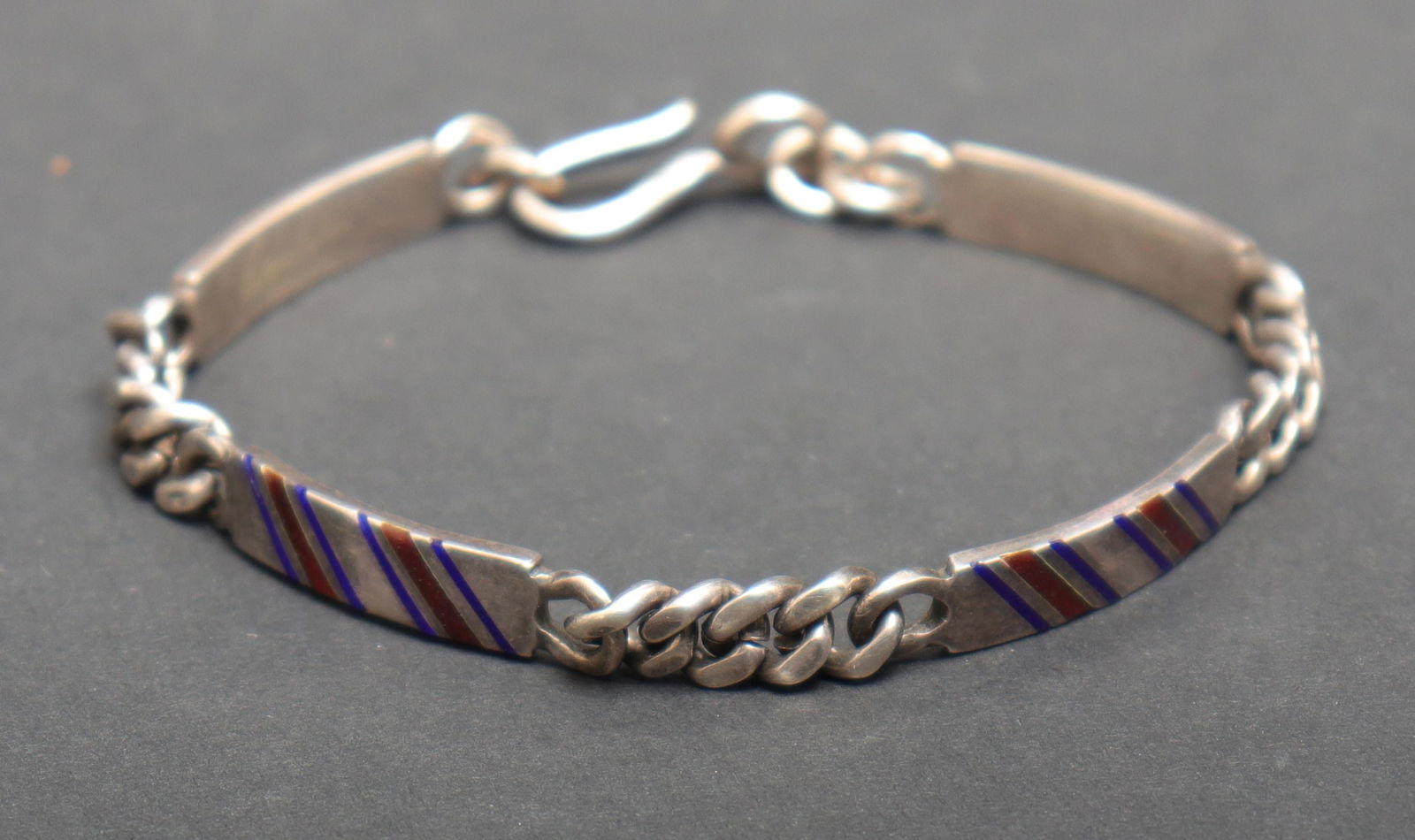 Antonio Fallaci Sterling Silver & Enamel Bracelet (1 of 10)