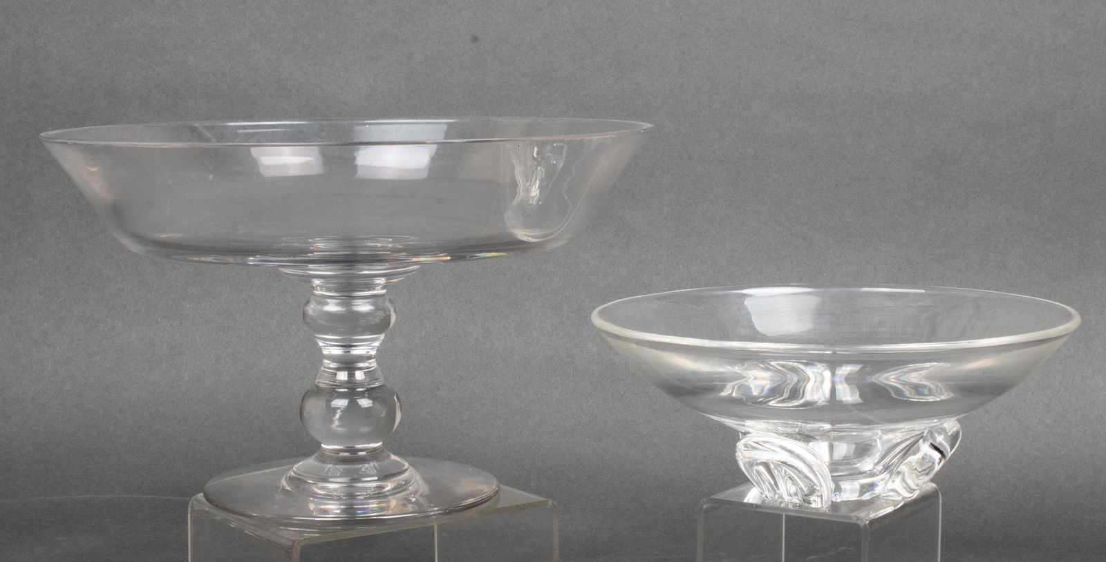 Steuben & Val St. Lambert Modern Crystal Bowls, 2 (1 of 4)