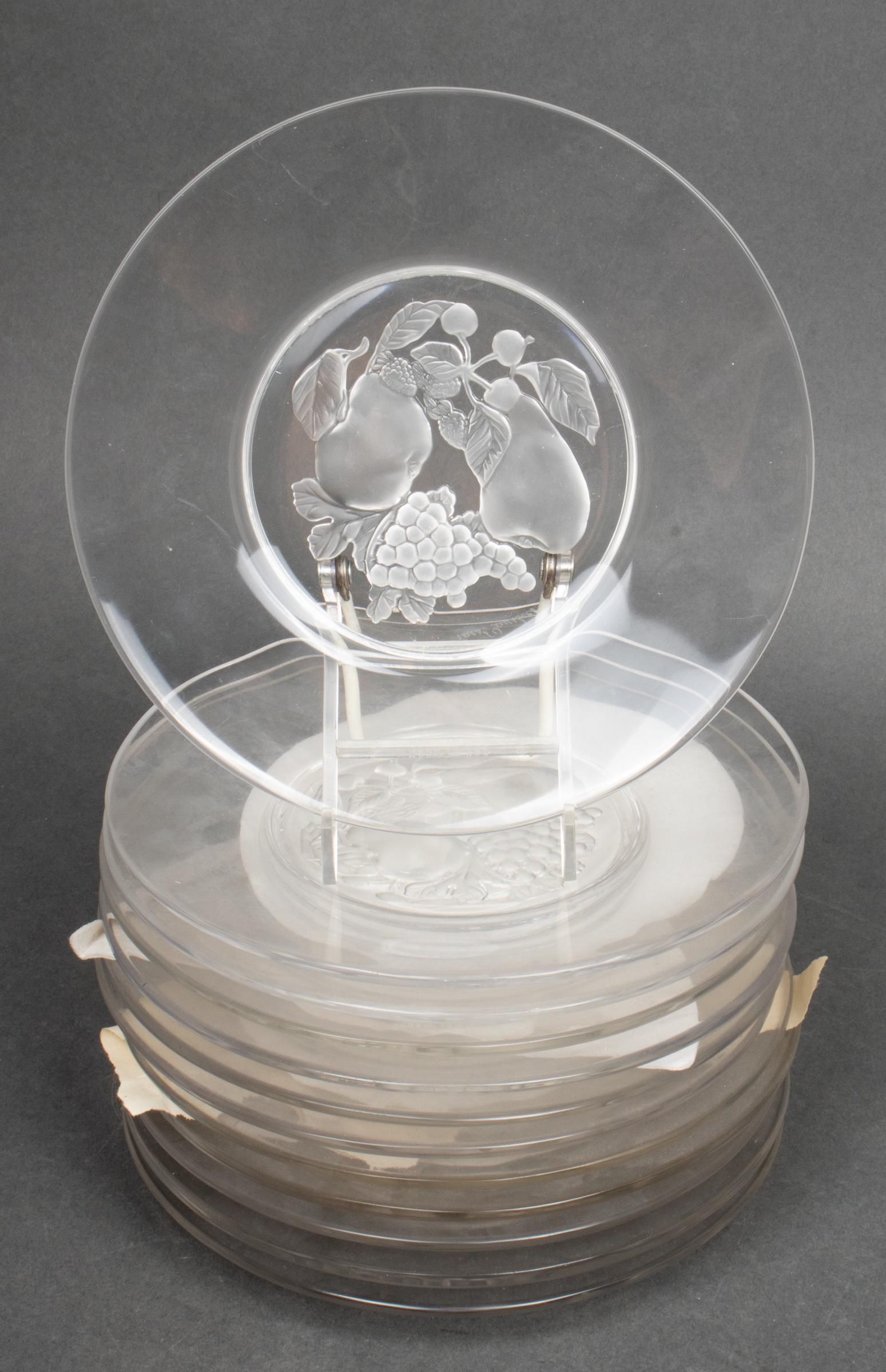 Val St. Lambert "Brussels" Dessert Plates, Set 12 (1 of 3)