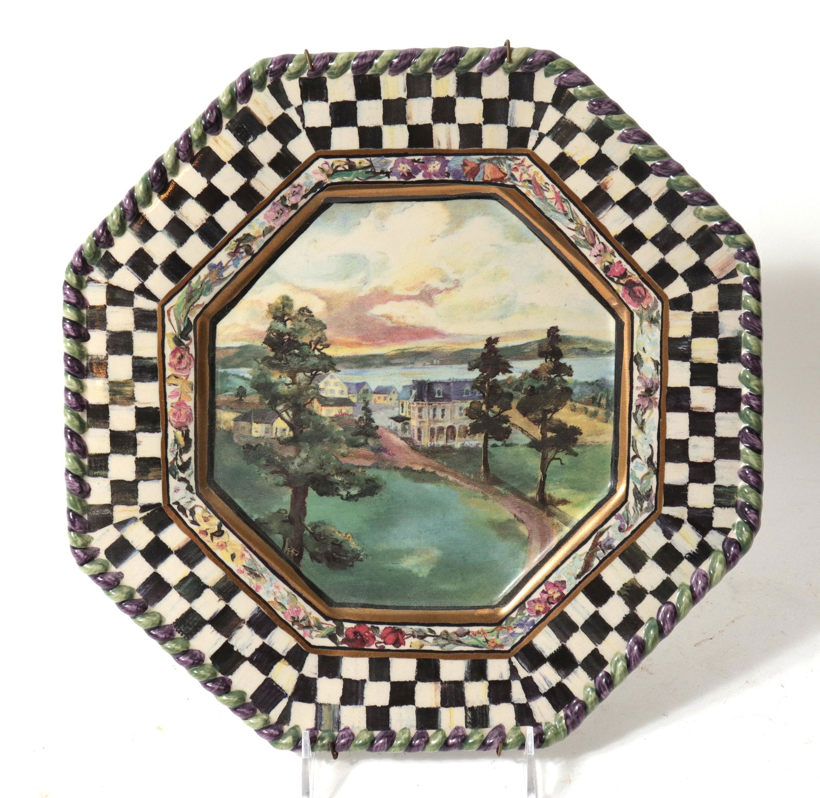 MacKenzie-Childs "Victoria & Richard" Wall Plate (1 of 4)