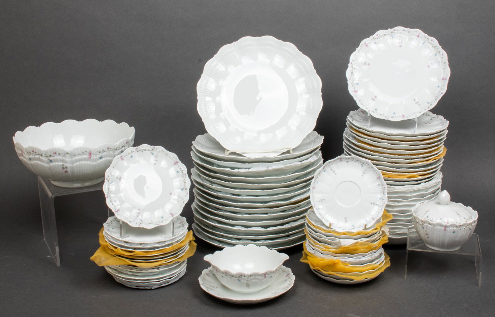 Limoges France Giraud Porcelain Service, 73 Pcs. (1 of 9)