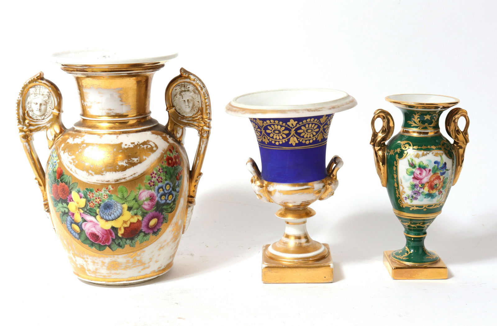 Continental Porcelain Urns incl. Limoges, 3 (1 of 5)