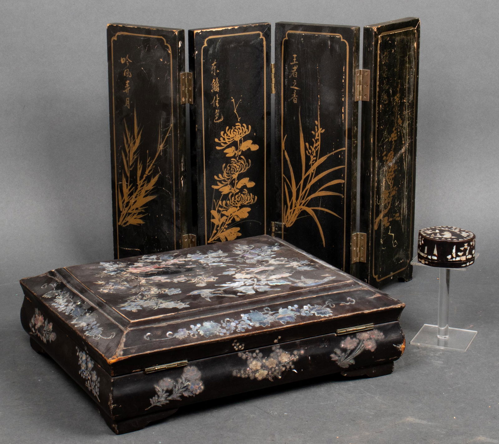 Chinese & Japanese Lacquered & Inlaid Articles, 3 (1 of 7)