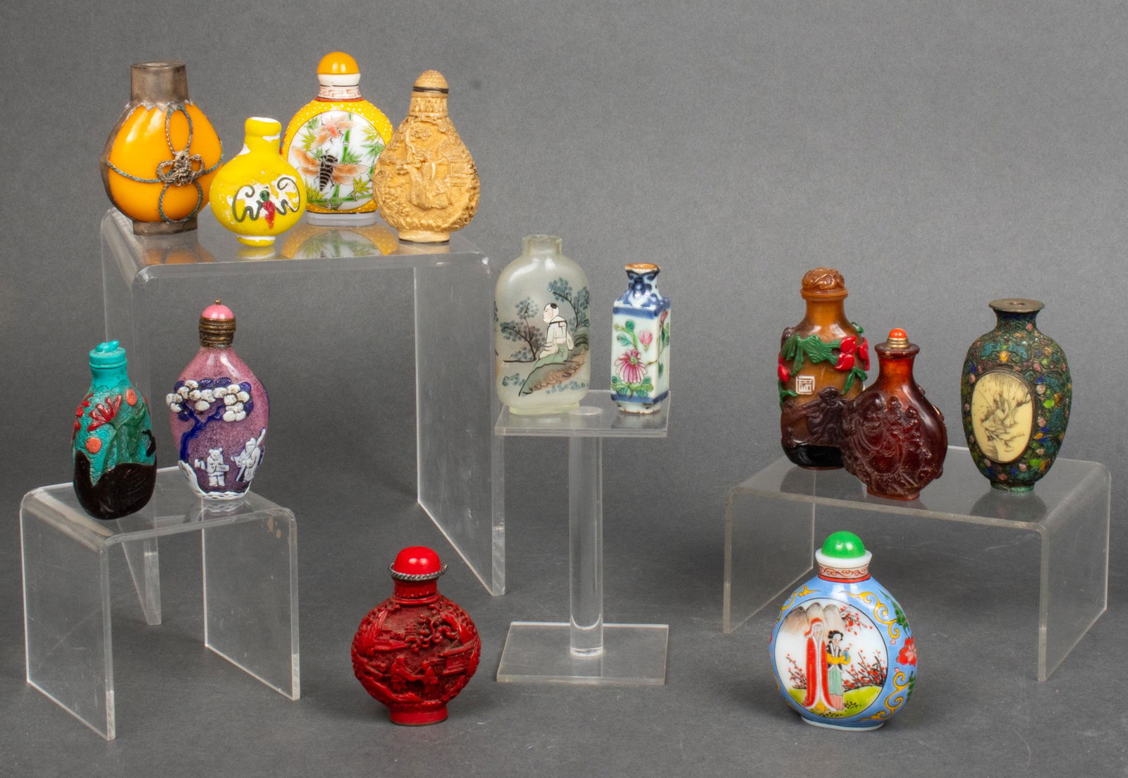 Collection of Asian Snuff Bottles, 13 (1 of 7)