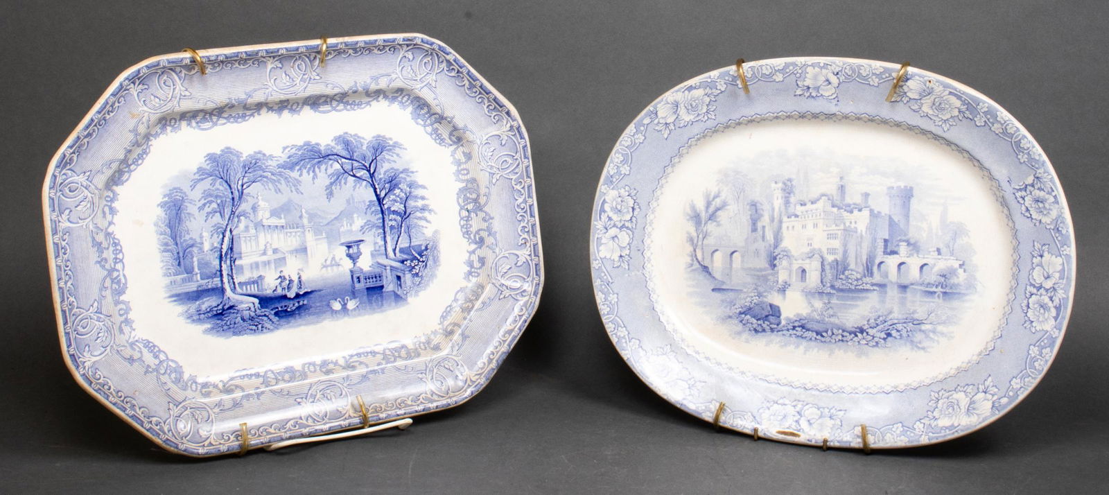 P. W. & Co, Other English Transferware Platters, 2 (1 of 5)