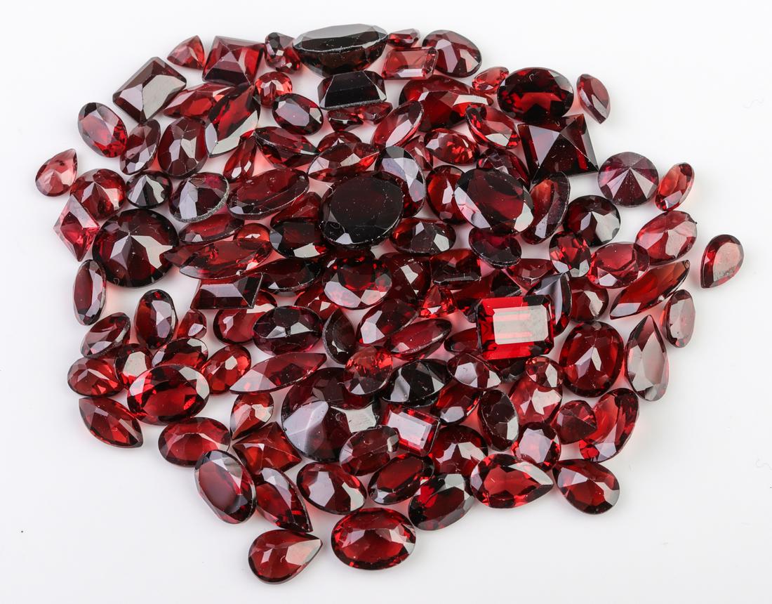 115.5 cttw. Loose Mixed-Cut Garnet Stones (1 of 5)