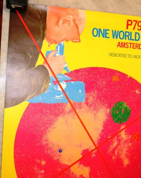 Tadanori Yokoo 1979 Exhibition Poster Kerouac - 2