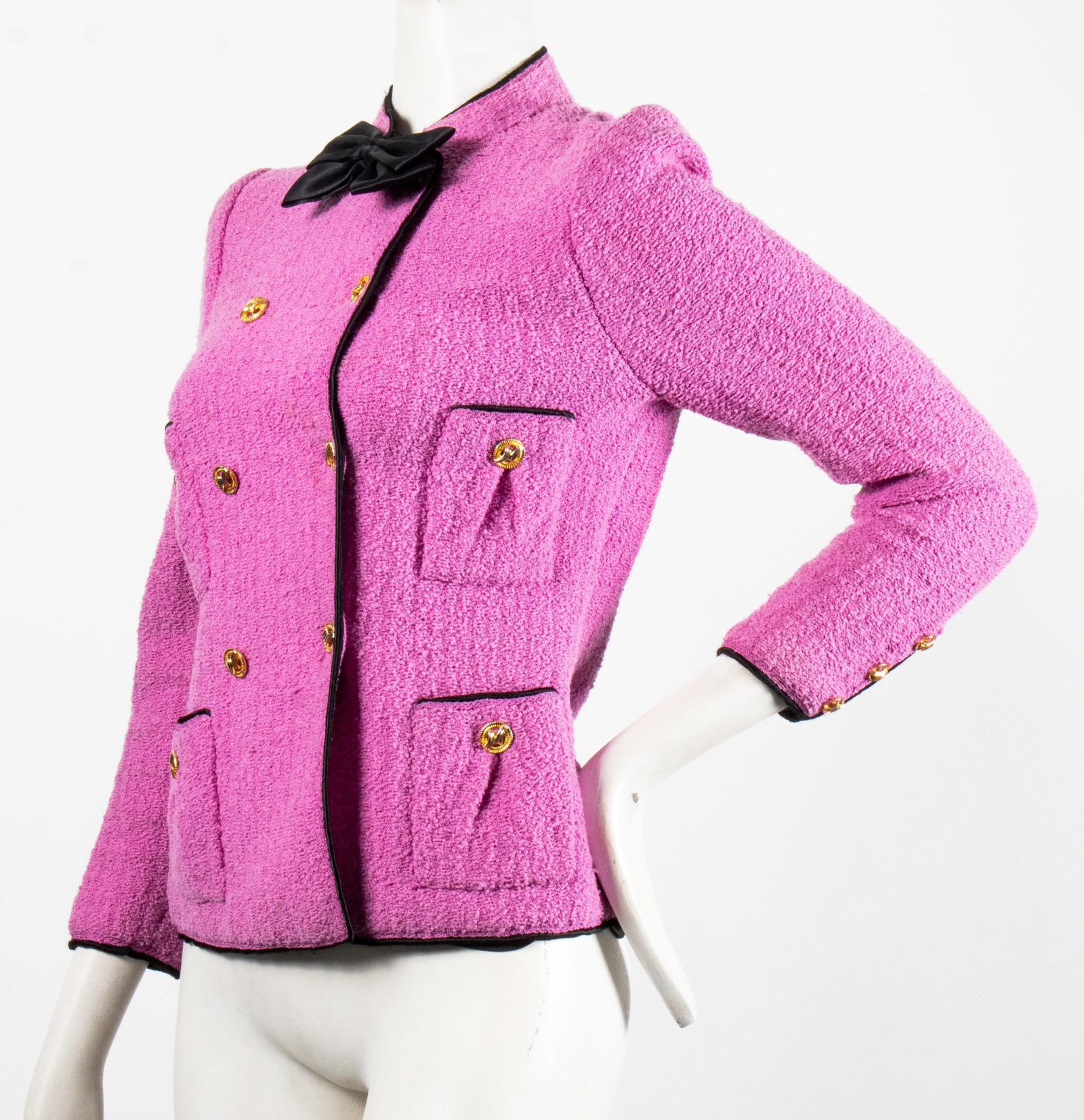 Adolfo Twinset Wool Blazer & Silk Tank Top (1 of 11)