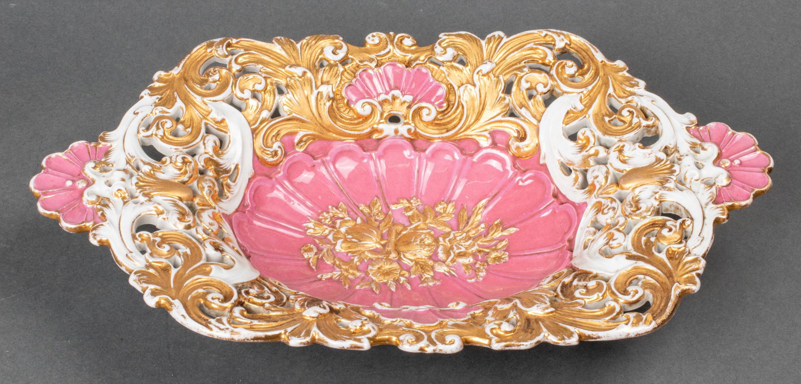 Meissen Rococo Style Reticulated Bowl (1 of 8)